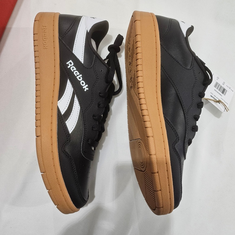 Reebok BB 1000 Unisex Basketball Sneakers Black White Gum Mens 9 W 10.5 NWT - Picture 5 of 8